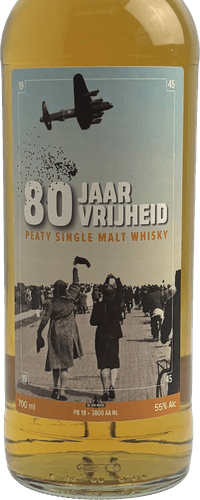Bevrijdings Whisky 80 Jaar Vrijheid (Bunnahabhain Staoisha) 0,70 ltr 55%