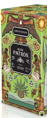 Tequila Patron Silver Mexivan Tin 0,70 ltr 40%