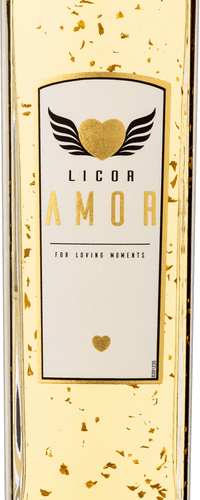 Licor Amor Vanille Likorette Met Bladgoud 0,70 ltr 14,5%