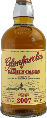 Glenfarclas Family Casks 2007 Summer Release 2024 Cask 2670 0,70 ltr 59,9%