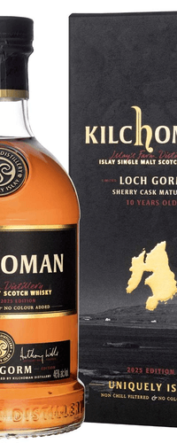 Kilchoman Loch Gorm 2025 Editie 10 Years Old 0,70 ltr 46%