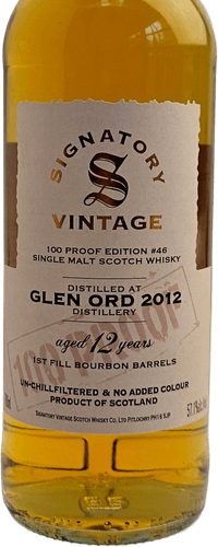 Glen Ord 2012 Signatory Vintage 100 Proof Edition #46 0,70 ltr 57,1%