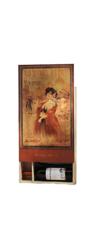 La Rioja Alta Viña Alberdi Crianza Caja Madera Litografiada 6 Botellas N.V
