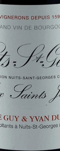 Nuits St Georges Aux St Juliens Vieilles Vignes, Dufouleur