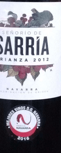 Señorio de Sarria Crianza, Navarra