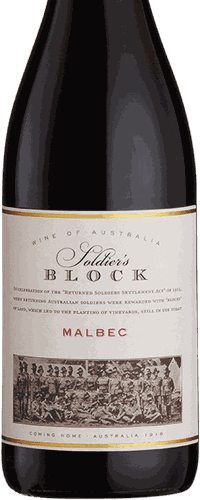 Soldier's Block Malbec, Victoria