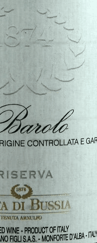 Costa di Bussia Barolo Riserva DOCG