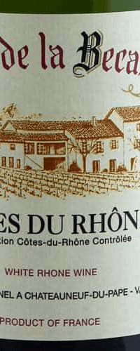 André Brunel Côtes du Rhône Blanc, 'Bécassonne'