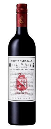 Mount Pleasant ' Vines' Old Paddock Shiraz 2018 1921
