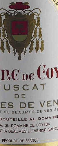 Domaine de Coyeux Muscat de Beaumes de Venise, 'Solera', 37.5cl