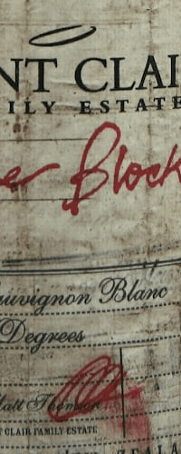 Saint Clair Pioneer Block 3 '43 Degrees' Sauvignon Blanc, Marlborough