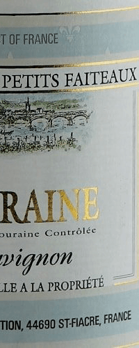 Sauvignon de Touraine, Domaine les Petits Faiteaux
