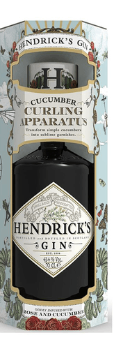 Hendricks Gin 70cl Cucumber Curler Gift Box