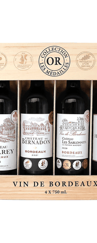 Collection or les Medailles Vin De Bordeaux 2021 Gift Pack
