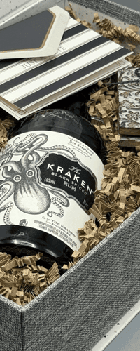 Kraken Rum & Craft Gift Set – Bold Indulgence Edition with Handcrafted Coasters