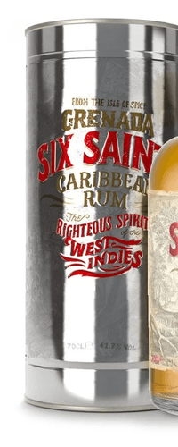 Six Saints Rum with gift tin | 700ml 41.7% ABV