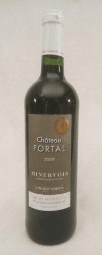 2009 - minervois - château portal - Rouge - languedoc