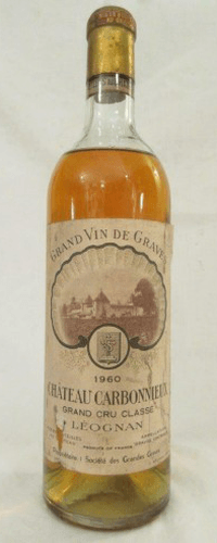 1960 - pessac-léognan - château carbonnieux grand cru classé