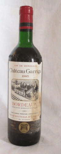 1985 - bordeaux - château garriga