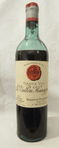 1937 - haut-médoc - le vallon hanappier (niveau basse épaule)