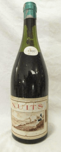 1937 - nuits - nuits (capsule abîmée bon niveau)