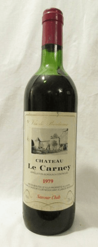1979 - bordeaux - château le carney savour club