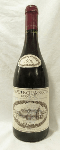 1996 - chapelle-chambertin - paul reitz grand cru