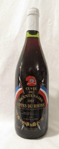 1988 - côtes du rhône - cuvée du bicentenaite