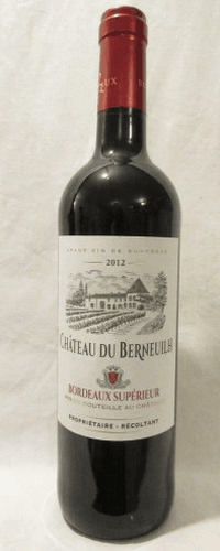 2012 - bordeaux supérieur - château du berneuilh