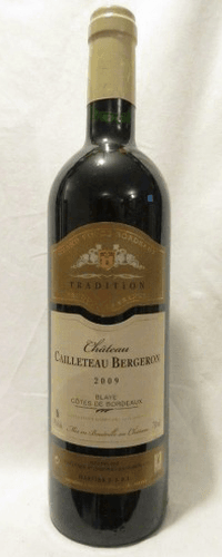 2009 - blaye - château cailleteau-bergeron tradition
