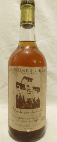années 70 - VDP du gard - domaine de chirac non millésimé années 1970 à 1980