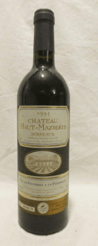 1994 - bordeaux - château haut mazières