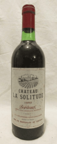 1982 - bordeaux - château la solitude