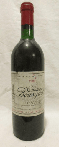 1986 - graves - château bousquet
