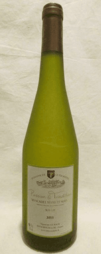 2011 - muscadet - domaine de la tucauderie passion et tradition