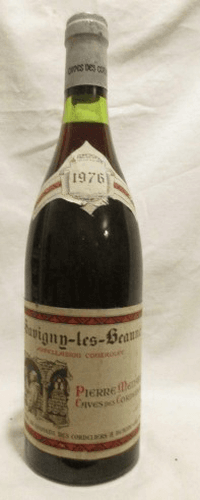 1976 - savigny - pierre ménard caves des cordeliers