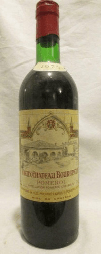 1975 - pomerol - vieux château bourgneuf
