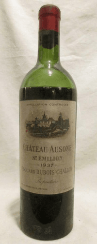 1937 - saint-émilion - château ausone grand cru classé (niveau bas)