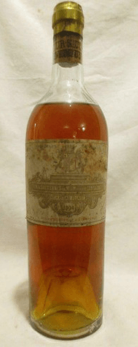 1934 - sauternes - château filhot marquis de lur saluces grand cru classé