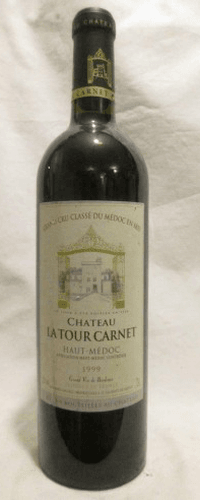 1999 - haut-médoc - château la tour carnet grand cru classé