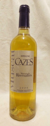 2005 - muscat de rivesaltes - domaine cazes - VD blanc - roussillon