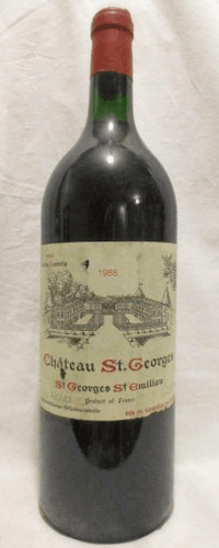 1988 - saint-georges saint-émilion - château saint-georges magnum 150cl