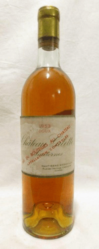 1953 - sauternes - château gilette doux