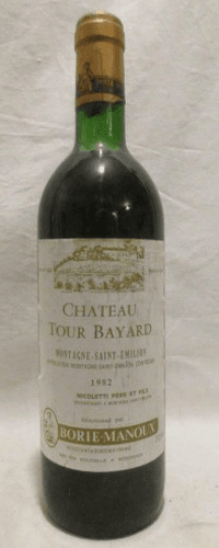 1982 - montagne saint-émilion - château tour bayard