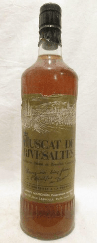 années 70 - muscat de rivesaltes - jampy matignon (années 1970 à 1980) - VD blanc - roussillon