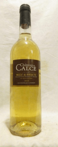 2010 - muscat de rivesaltes - château de calce - VD blanc - roussillon