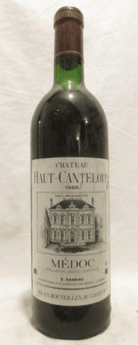 1966 - médoc - château haut-canteloup cru bourgeois