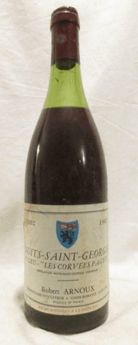 1982 - nuits saint-georges - robert arnoux premier cru les corvées pagets