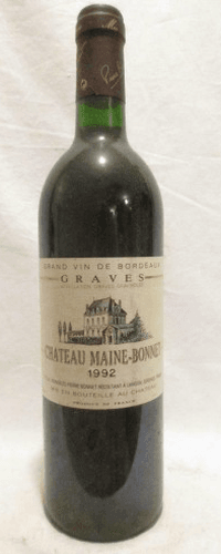 1992 - graves - château maine-bonnet