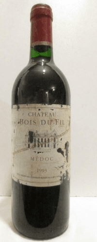 1993 - médoc - château bois du fil (étiquette abîmée)